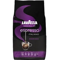 LAVAZZA Espresso Cremoso Espressobohnen Arabica- und Robustabohnen kräftig 1,0 kg