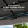 Sunjoy Zedernholz Gazebo Rysy 4,5 x 3,9 m Schwarz/Grau