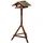Dobar dobar® Vogelfutterhaus Panorama Gr. L mit Bitumendach inkl. Ständer - Vogelhaus für Wildvögel - 44 x 44 x 121,5 cm - Braun-Grün