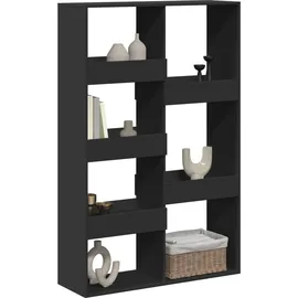 vidaXL Raumteiler Schwarz 100x33x155,5 cm Holzwerkstoff