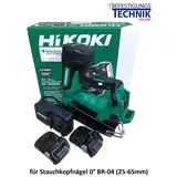 Hikoki Akku Nagler NT1865 DBSL 25-65mm 18V 2x3,0Ah Stauchkopfstifte Prebena N Makita DBN600Z BR-04