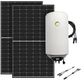 Offgridtec 900W Solaranlage mit 80L Fothermo Hybrid-Boiler zur Warmwasseraufbereitung - 0% MwSt. (gemäß§12 Abs.3 UstG**)
