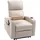 Homcom Relaxsessel mit Massagefunktion, Fernsehsessel mit Liegefunktion, Drehbarem Tisch, Massagesessel, Ruhesessel mit Fernbedienung, Feder,