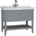 Vitra Waschtischunterschrank 1 Vollauszug 99,5 x 53 x 88 cm Grau Matt