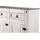 Sam Sideboard 91,5 x 83,5 x 43 cm Weiß/Grau