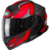 Shoei Neotec 3 Grasp Klapphelm schwarz-rot, Größe