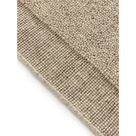 benuta pure Wollteppich-Läufer, Beige 70x200 cm - Naturfaserteppich aus Wolle
