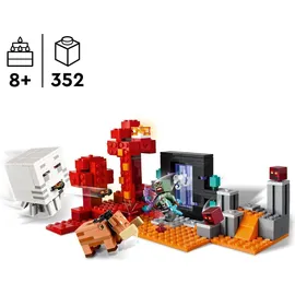 LEGO Minecraft Hinterhalt am Netherportal 21255