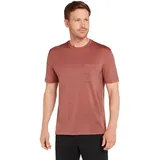 Icebreaker Merino Tech Lite Iii Relaxed Pocket Kurzarm-t-shirt - Cedar Wood - M