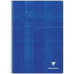 Clairefontaine 10x Spiralbuch A4, 50 Blatt 90g, kariert 4x4 - Sortiert 81444C