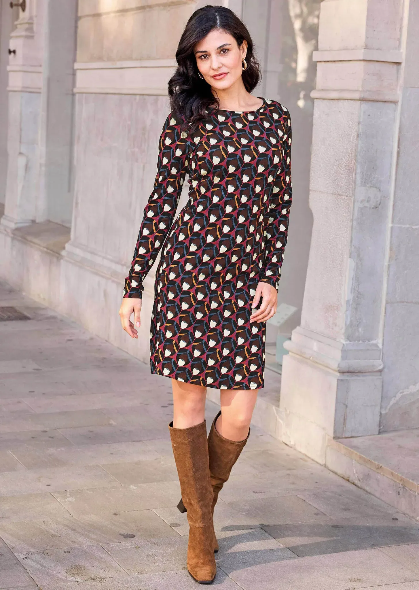 Druckkleid ALBA MODA 