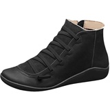 Stiefeletten Damen Pu Leder Schnürstiefel Stiefelette Vintage Kurzstiefel Mit Reißverschluss High-Top Sneakers Bequem Stiefel Trekkingschuhe Wanderschuhe Sportschuhe Arbeitsstiefel Boots Gr.35-43 - 39 EU