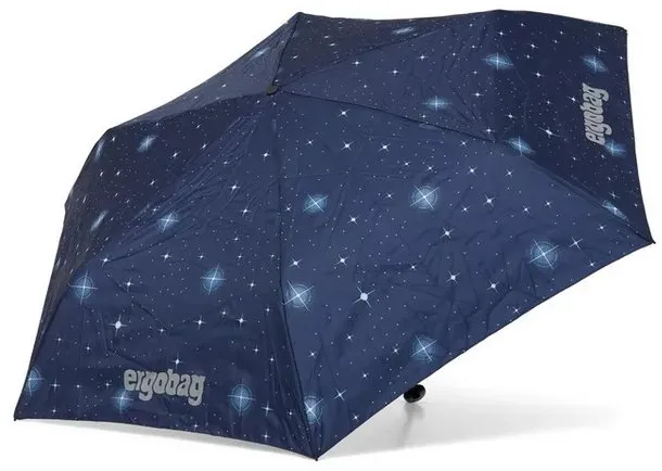 ergobag Taschenregenschirm Regenschirm blau