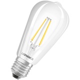 LEDVANCE SMART+ WiFi Filament Edison Dimmable Intelligentes Leuchtmittel WLAN Transparent 4,5 W,