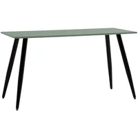 Schildmeyer MÖBELPARTNER Piazza Schreibtisch pistazie rechteckig, 4-Fuß-Gestell schwarz 138,0 x 60,0 cm