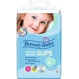 Beauty Baby Windeln Premium Größe Gr.4 (7-15 kg) für Babys und Kleinkinder (4-18 Monate), 22 St.