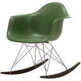 Vitra - Eames Plastic Armchair RAR RE, Ahorn dunkel / Chrom / forest
