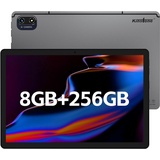 Tablet 10 Zoll Android 12 MTK 8183 Octa-Core CPU, Tablet Kinder 8GB RAM 256GB ROM, WLAN Tablet (2,4G + 5G), Tablet PC IPS 1920x1200 FHD Display - Grau