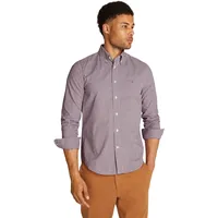 Tommy Hilfiger Flex Gingham Langarmhemd Regatta Red / Multi XL