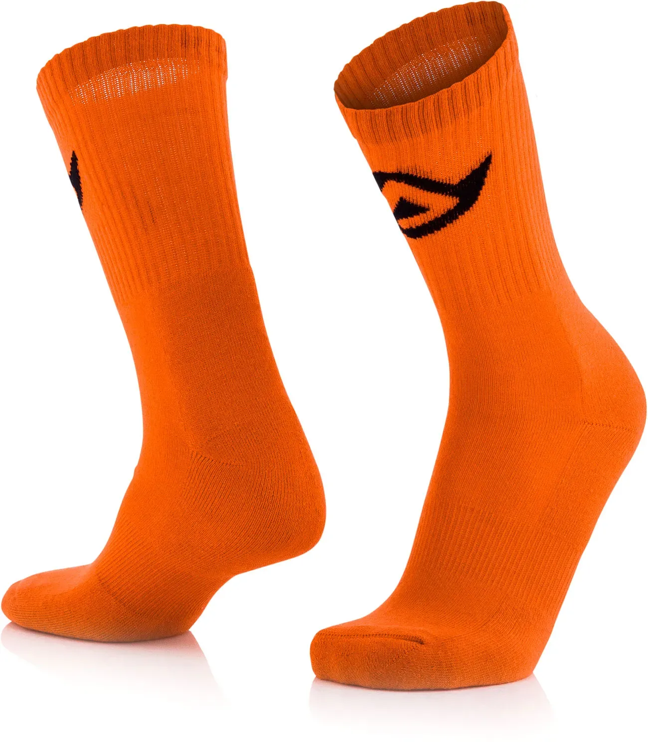 Acerbis Cotton, chaussettes - Orange Néon - XXL