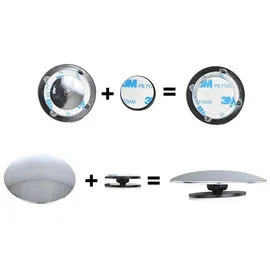 PRO PLUS ProPlus Toter Winkel Spiegel rund Set