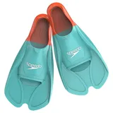 Speedo Unisex Erwachsene Biofuse Flossen für Schwimmtraining | Bequemer Sitz | Ergonomisches Design | Schwimmtraining Trainingshilfen, Arctic Glass, 4-5