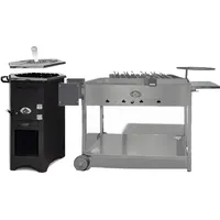 Grillpeter Feuertonne Batyr mit Grillplatten