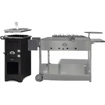 Grillpeter Feuertonne Batyr mit Grillplatten