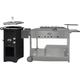 Grillpeter Feuertonne Batyr mit Grillplatten