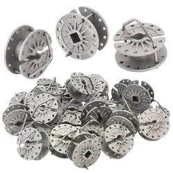 25x VOSS.farming Elektrozaun Draht- und Seilspanner, rund, MEGAPACK