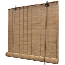 vidaXL Bambusrollo 100x220 cm Braun
