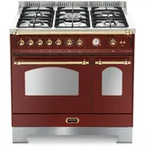 Lofra RRD96MFTE/Ci Doppel-Elektroherd mit Gas-Kochfeld messing finish (60220022)