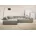 INOSIGN Ecksofa »Ancona incl. Kopfteilverstellung, Breite 319cm, L-Form«, wahlweise motorische Sitztiefenverstellung, auch in Cord + Easy Care, grau