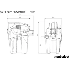 Metabo AS 18 HEPA PC Compact