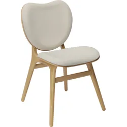 Conversation Piece Stuhl hell sandfarbig gepolstert Eiche hell