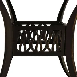 vidaXL Bronzen Gartentisch 90 x 90 x 74 cm Braun