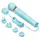 Le Wand Powerful Plug-In Vibrating Massager“ mit 6 Vibrationsmodi in 10 Intensitäten, blau