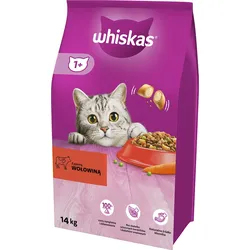 WHISKAS Adult Rind und Karotte 14kg