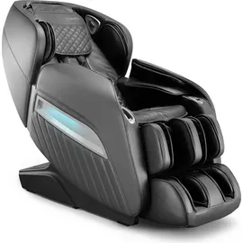 Naipo Massagesessel Shiatsu Kunstleder 76 x 113 x 76 cm schwarz mit Bluetooth und Wärmetherapie