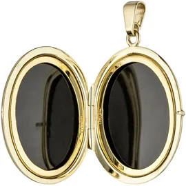 Jobo Medaillon oval 585 Gold Gelbgold