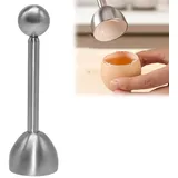 WUBAYI Eierköpfer Edelstahl - Eierknacker für gekochte Eier, Eierschalenbrecher, Eieröffnerwerkzeug mit Präzisionsschneiden, einfaches Schälen Eierschneider für Frühstück & Kochen
