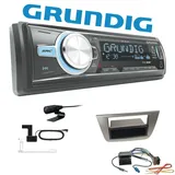 Grundig 1 DIN Autoradio Bluetooth DAB+USB AUX für Seat Altea Altea XL anthrazit