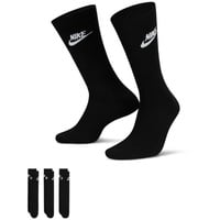 Nike Sportswear Everyday Essential Crew-Socken Black/White 34-38