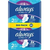 Always Damenbinden Ultra Day Long mit Flügeln 20 St.