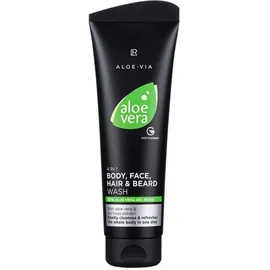 LR Aloe Vera Mens Essentials MännerPflege 4in1 Körper-, Gesicht-, Haar- und Bart-Shampoo