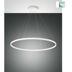 Fabas Luce LED Pendelleuchte GIOTTO, IP20, 60W 4000K 6700lm, Smartluce kompatibel, weiß FAB-3508-42-102