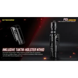 Nitecore P10i+ntc Taschenlampe - Black - 1800 Lumina