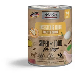 MAC ́s DOG 750 Gramm Hundenassfutter 6 x 750 Gramm Insekten & Huhn