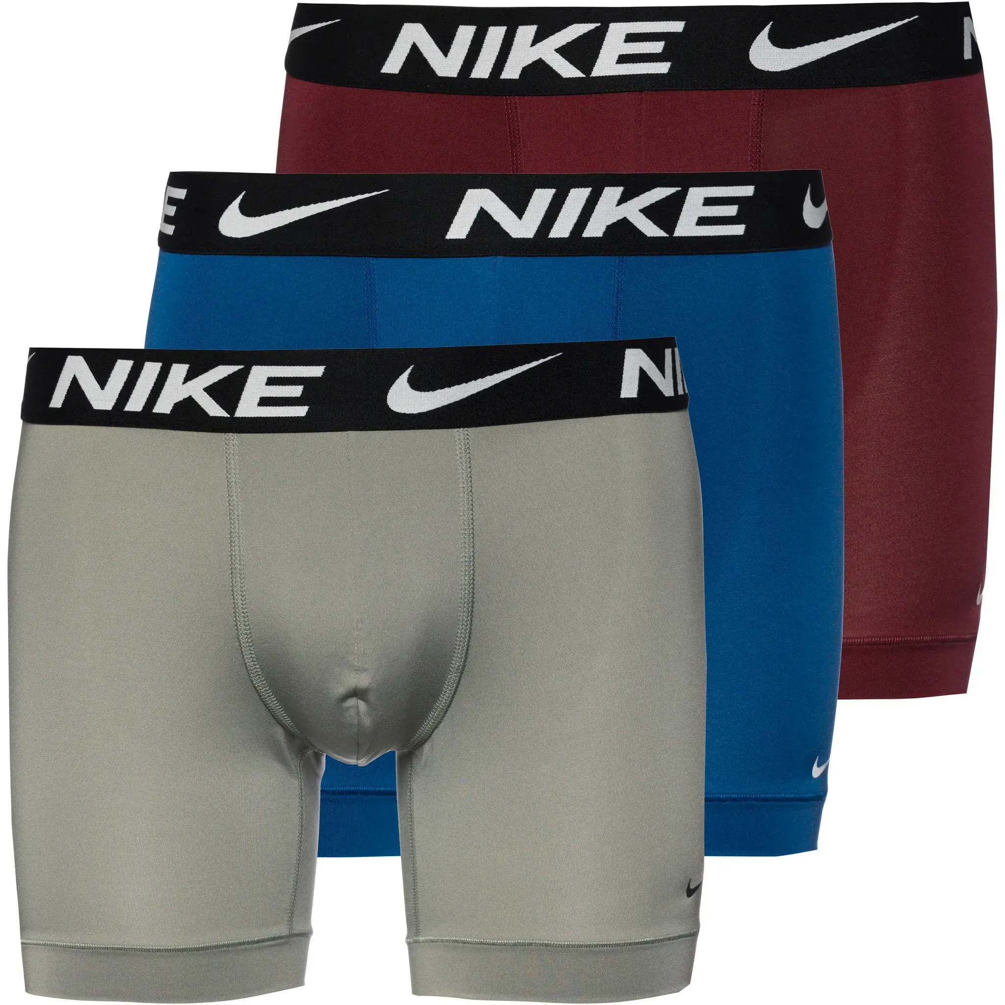 Nike DRI-FIT ESSENTIAL MICRO Unterhose Herren in drk stcc-court blue-drk tm rd, Größe L - bunt