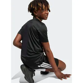 adidas Train Essentials 3-Streifen T-Shirt + Shorts Set Kinder Black/White 128